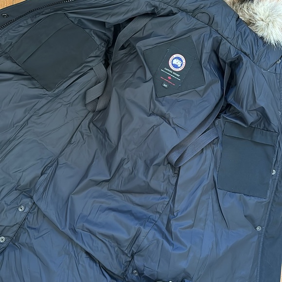 New Canada Goose Shelburne fur trim quilted puffer jacket - Picture 15 of 16
